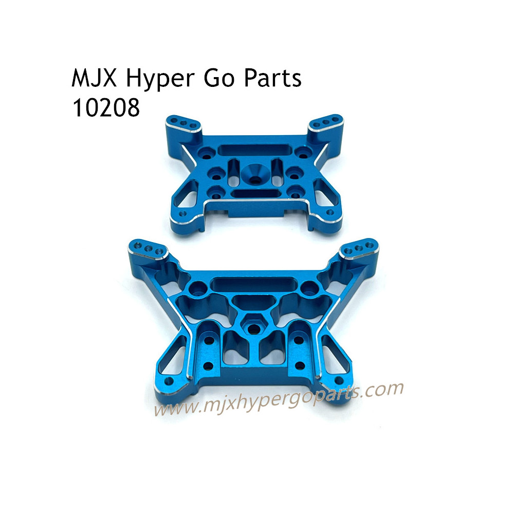 MJX Hyper Go 10208 V1 Upgrade Parts Front and Rear Shock Tower Blue