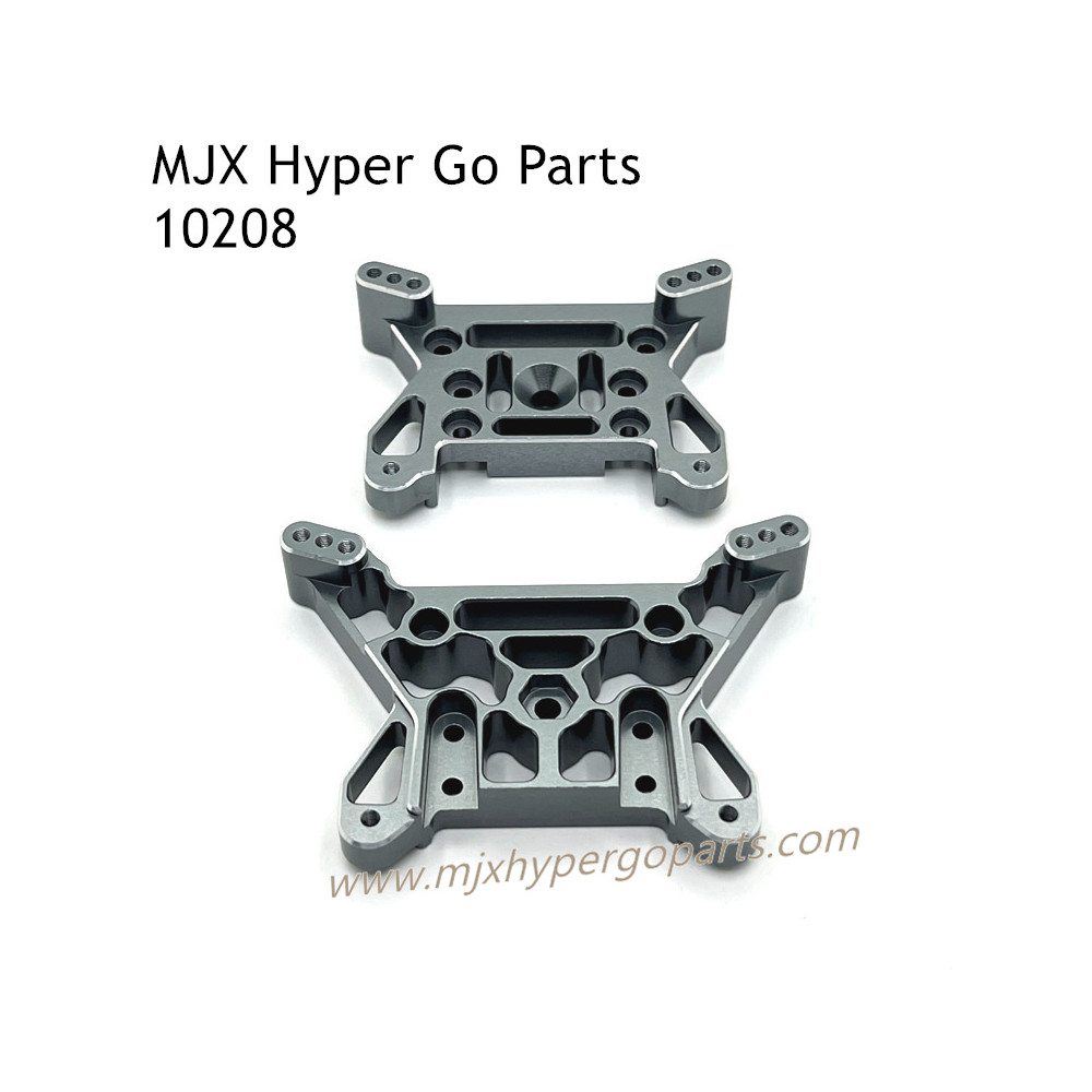 MJX Hyper Go 10208 V1 Upgrade Parts Front and Rear Shock Tower Gray