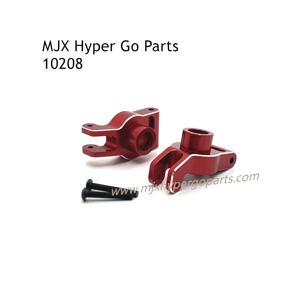 MJX Hyper Go 10208 Upgrade Parts Rear Wheel Cups Red MJX Hyper Go 10208 Upgrade Parts Rear Wheel Cups Red
