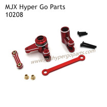 MJX Hyper Go 10208 1/10 Upgrade Parts Steering Connect Rod Set Red
