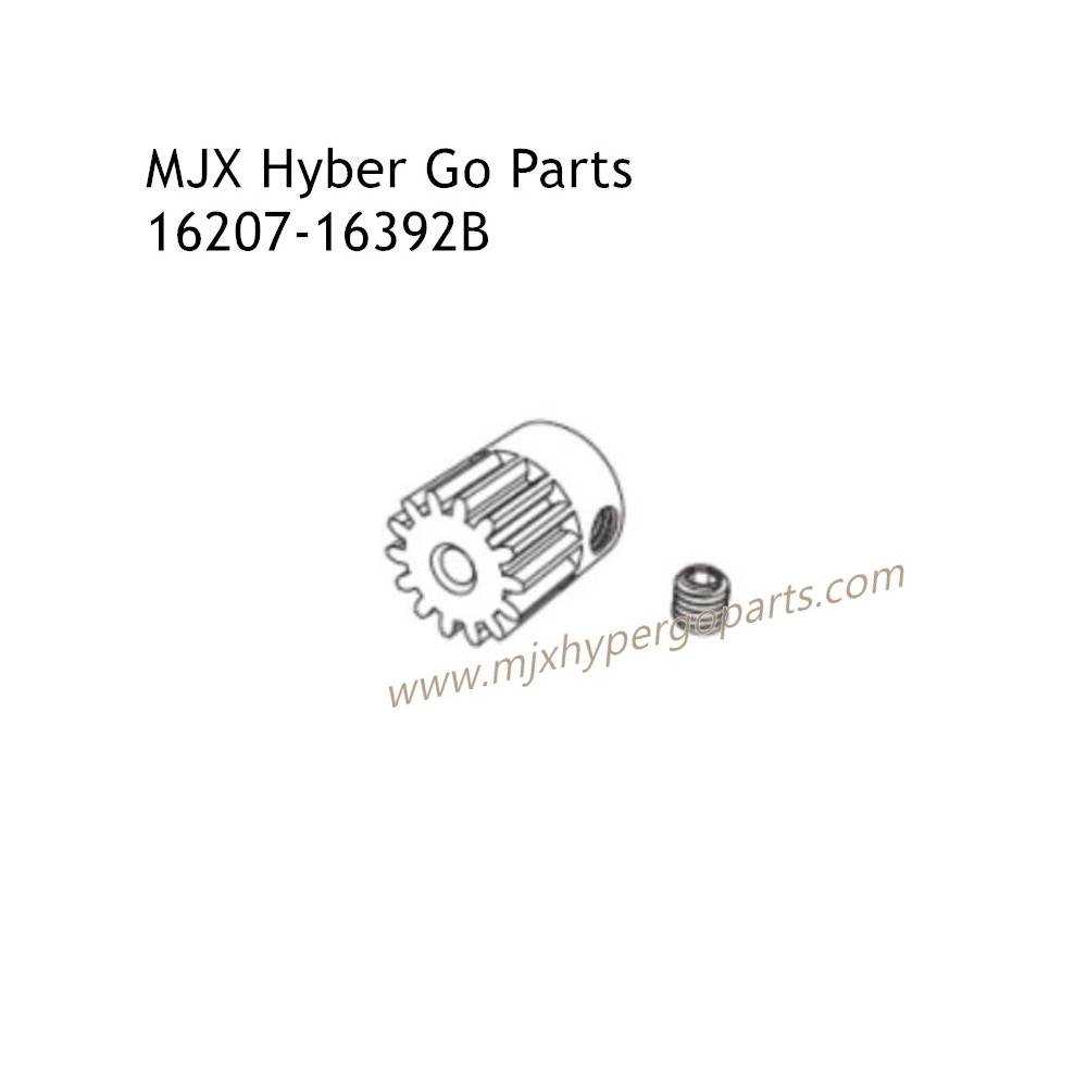 MJX Hyper Go 16207 High Speed Racing Car Parts Motor Gear 16392B MJX Hyper Go 16207 High Speed Racing Car Parts Motor Gear 16392B