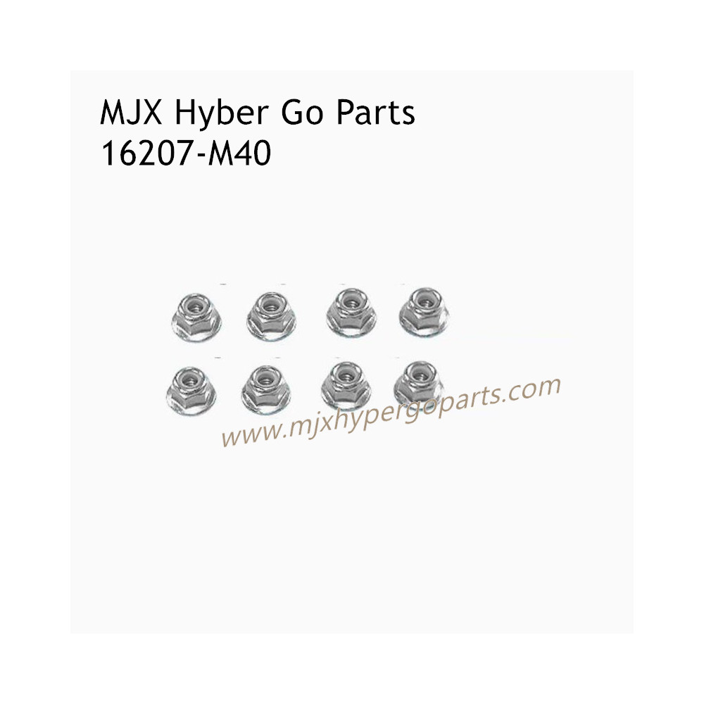 MJX Hyper Go 16207 High Speed Racing Car Parts M4 Nut M40 MJX Hyper Go 16207 High Speed Racing Car Parts M4 Nut M40