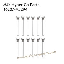 MJX Hyper Go 16207 High Speed Racing Car Parts Round Head Flat Tail Half Thread Screws M3294