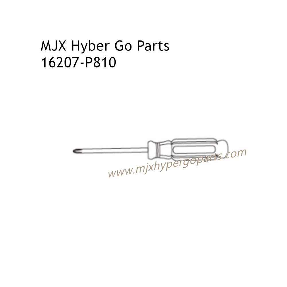 MJX Hyper Go 16207 Parts Screw Driver P810 MJX Hyper Go 16207 Parts Screw Driver P810