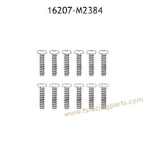 MJX Hyper Go 16207 Parts Round Head Flat Tail Screws M2384