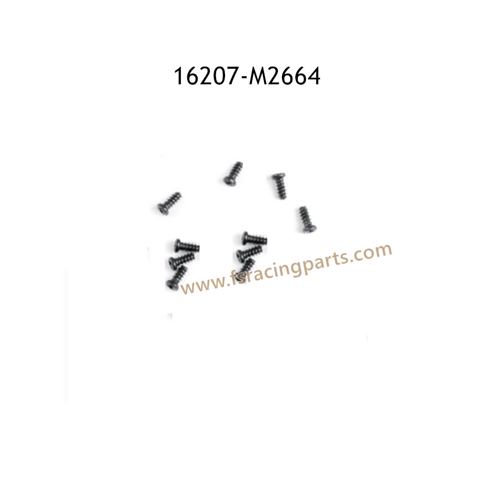 MJX Hyper Go 16207 Parts Round Head Flat Tail Screws M2664 MJX Hyper Go 16207 Parts Round Head Flat Tail Screws M2664