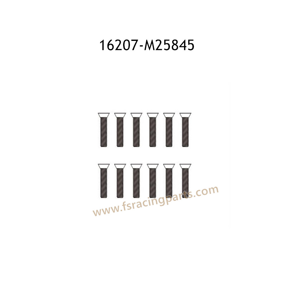 MJX Hyper Go 16207 Parts Flat Head Screws M25845 MJX Hyper Go 16207 Parts Flat Head Screws M25845