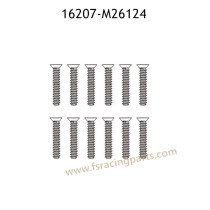 MJX Hyper Go 16207 Parts Countersunk Head Flat Head Screws M26124