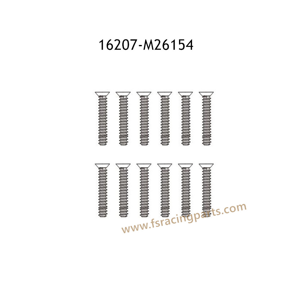 MJX Hyper Go 16207 Parts Countersunk Screws M26154 MJX Hyper Go 16207 Parts Countersunk Screws M26154