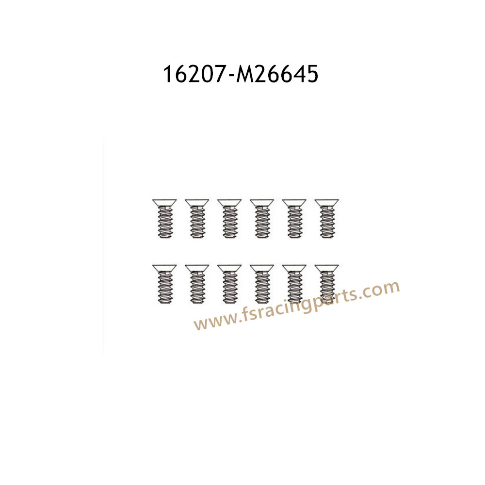 MJX Hyper Go 16207 Parts Countersunk Head Flat Head Screws M26645 MJX Hyper Go 16207 Parts Countersunk Head Flat Head Screws M26645