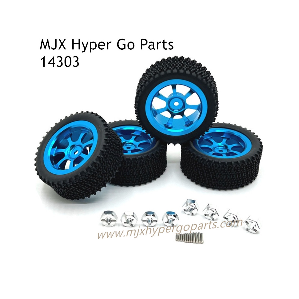 MJX Hyper Go 14303 RC Car Upgrade Parts Wheels Blue MJX Hyper Go 14303 RC Car Upgrade Parts Wheels Blue