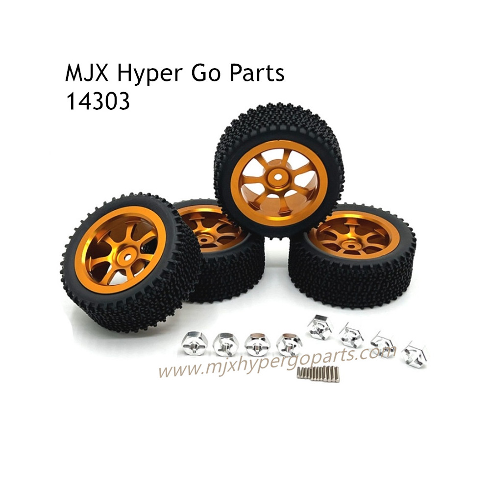 MJX Hyper Go 14303 RC Car Upgrade Parts Wheels Gold MJX Hyper Go 14303 RC Car Upgrade Parts Wheels Gold