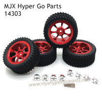 MJX Hyper Go 14303 RC Car Upgrade Parts Wheels Red