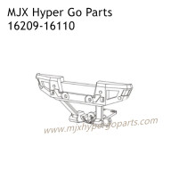 MJX Hyper Go 16209 RC Car Parts Rear Bumper 16100