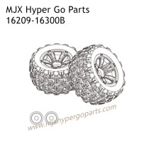 MJX Hyper Go 16209 High Speed RC Car Parts Tires 16300B