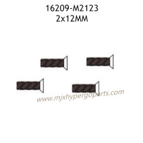 MJX Hyper Go 16209 Parts 2X12MM Screws M2123