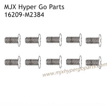 MJX Hyper Go 16209 Parts Round Head Flat Tail Screws M2384