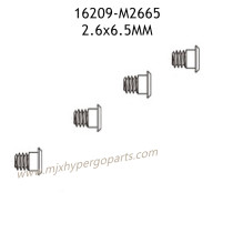 MJX Hyper Go 16209 Parts 2.6x6.5MM Screws M2665