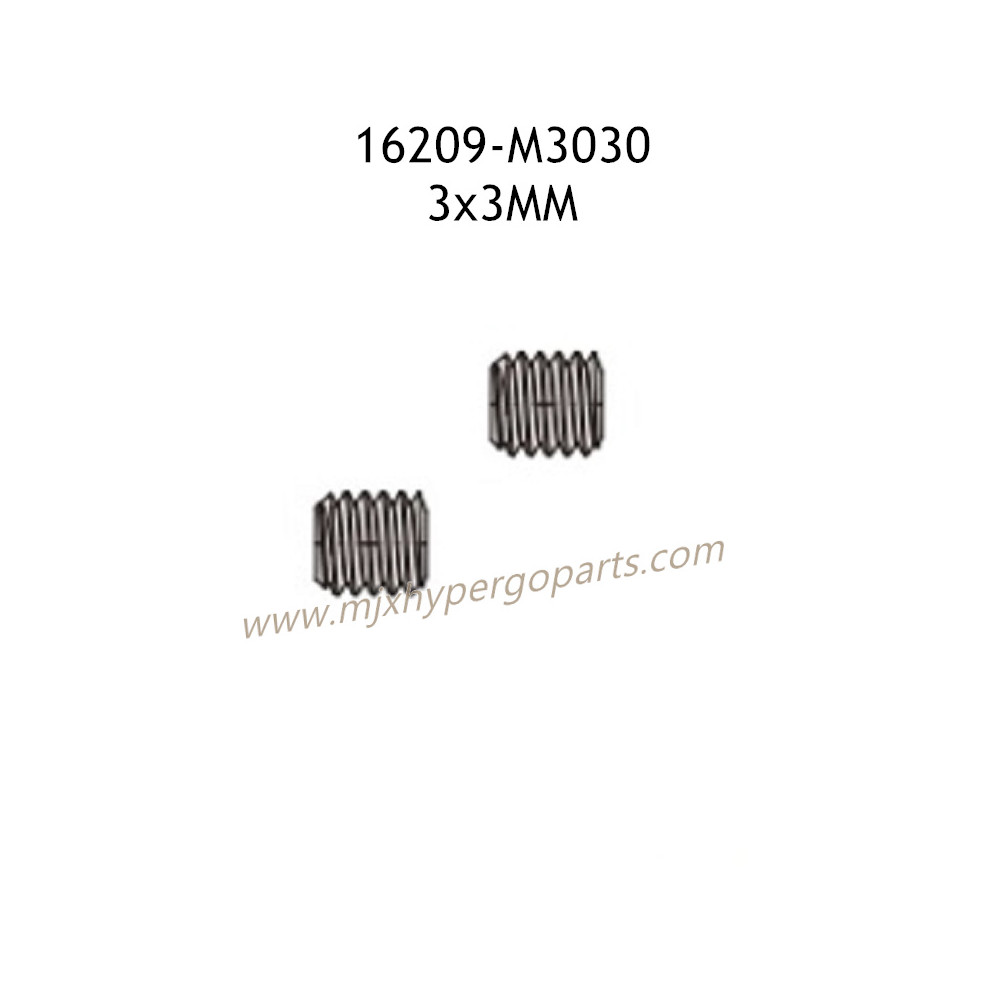 MJX Hyper Go 16209 Parts 3X3MM Screws M3030 MJX Hyper Go 16209 Parts 3X3MM Screws M3030
