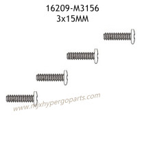 MJX Hyper Go 16209 Parts 3X15MM Screws M3156