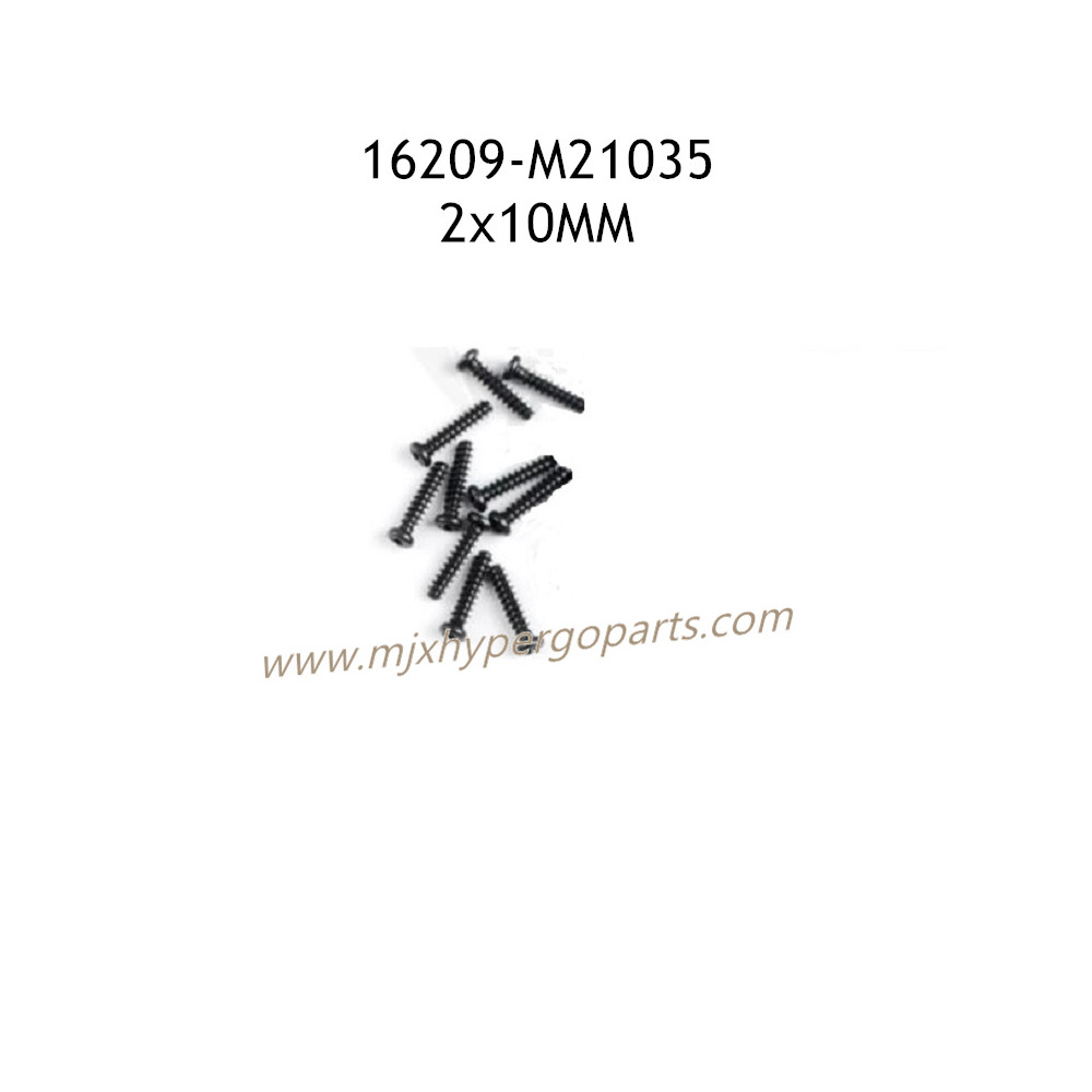 MJX Hyper Go 16209 Parts 2x10mm Screws M21035 MJX Hyper Go 16209 Parts 2x10mm Screws M21035