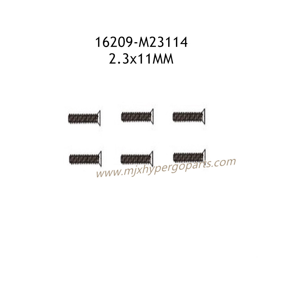 MJX Hyper Go 16209 Parts 2.3X11mm Screws M23114