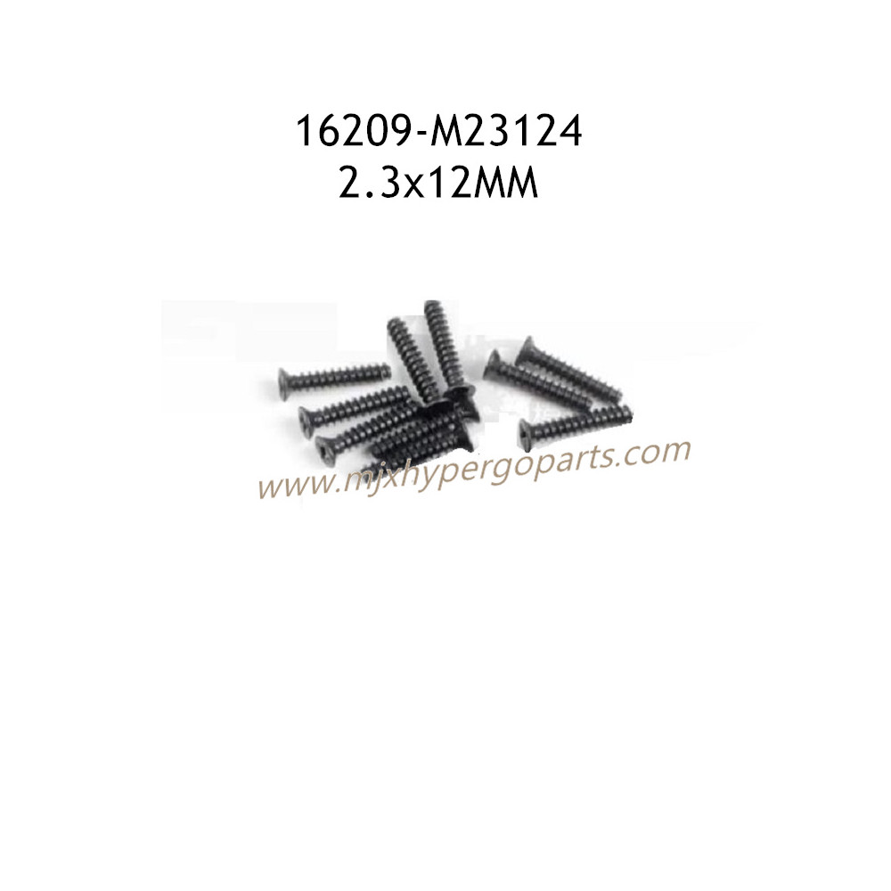 MJX Hyper Go 16209 Parts 2.3x12mm Screws M23124 MJX Hyper Go 16209 Parts 2.3x12mm Screws M23124