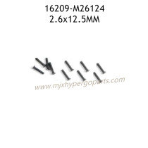 MJX Hyper Go 16209 Parts 2.6x12.5mm Countersunk Head Flat Head Screws M26124