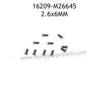 MJX Hyper Go 16209 Parts 2.6x6mm Countersunk Head Flat Head Screws M26645