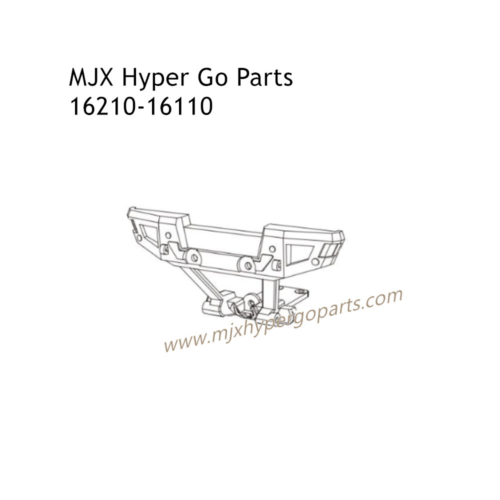 MJX Hyper Go 16210 RC Car Parts Rear Bumper 16110 MJX Hyper Go 16210 RC Car Parts Rear Bumper 16110