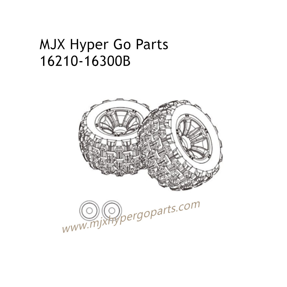 MJX Hyper Go 16210 RC Car Parts Tires 16300B MJX Hyper Go 16210 RC Car Parts Tires 16300B