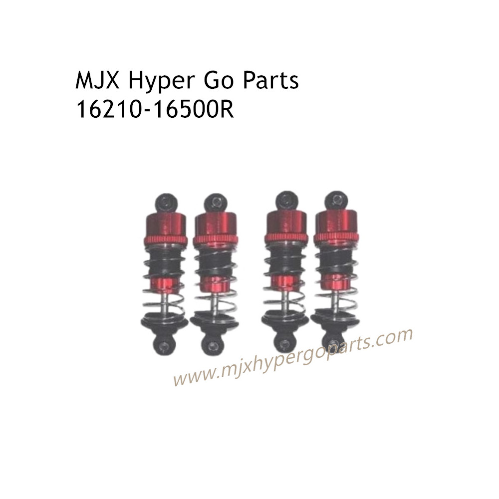 MJX Hyper Go 16210 High Speed Racing Car Parts Short Front and Rear Shock Absorber 16550R Red MJX Hyper Go 16210 High Speed Racing Car Parts Short Front and Rear Shock Absorber 16550R Red