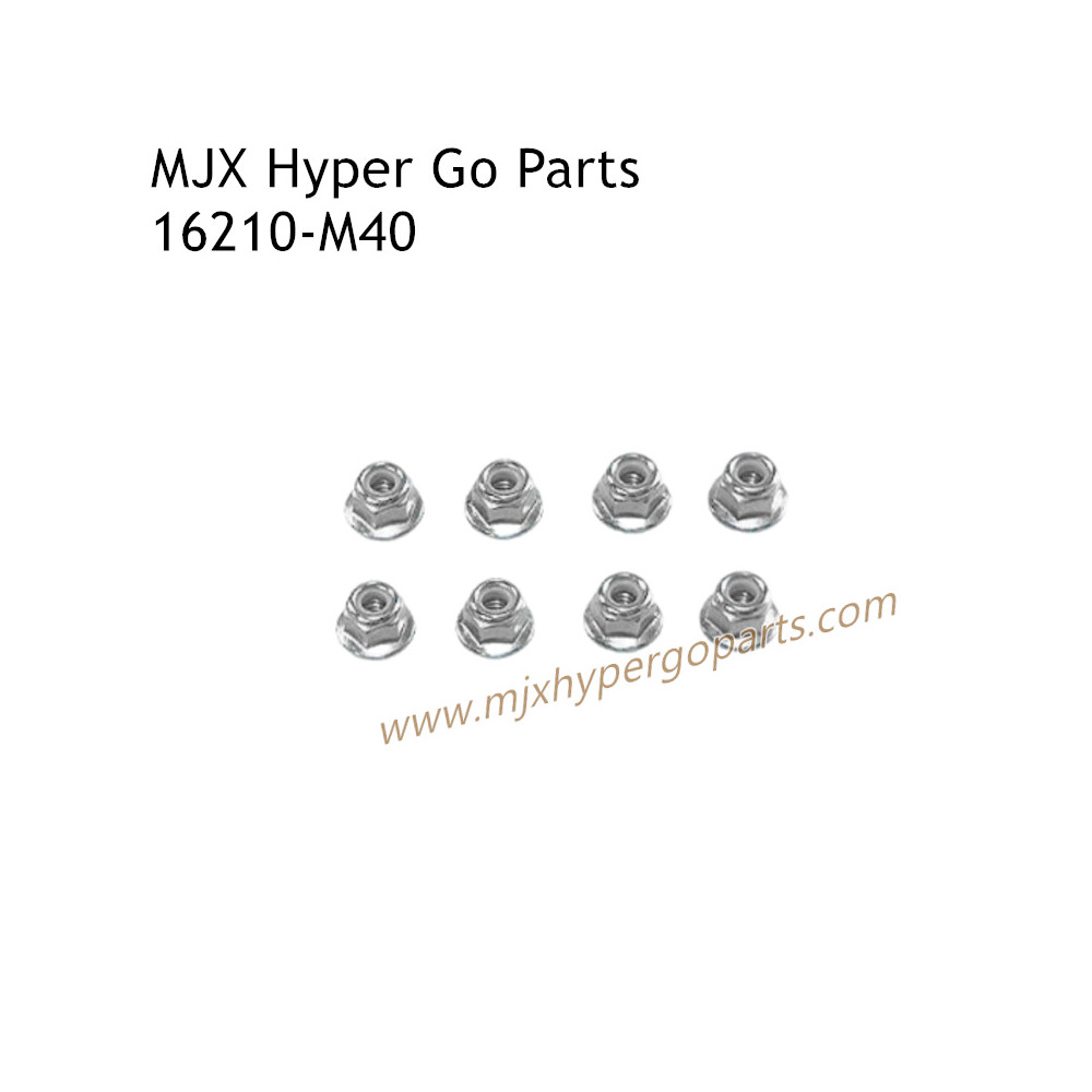 MJX Hyper Go 16210 High Speed Racing Car Parts Nuts M40 MJX Hyper Go 16210 High Speed Racing Car Parts Nuts M40