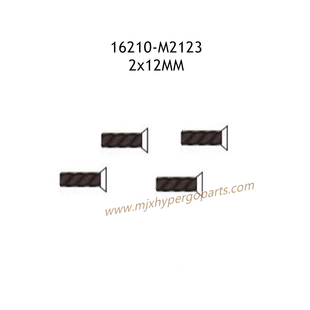 MJX Hyper Go 16210 Parts 2X12MM Screws M2123