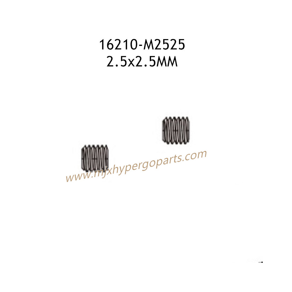 MJX Hyper Go 16210 Parts Screws 2.5x2.5MM M2525 MJX Hyper Go 16210 Parts Screws 2.5x2.5MM M2525