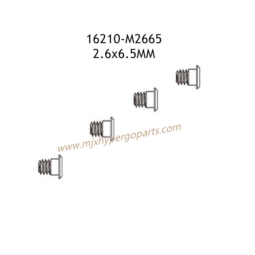 MJX Hyper Go 16210 Parts 2.6X6.5mm Screws M2665 MJX Hyper Go 16210 Parts 2.6X6.5mm Screws M2665