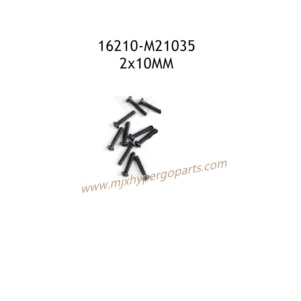 MJX Hyper Go 16210 Parts 2x10mm Screws M21035 MJX Hyper Go 16210 Parts 2x10mm Screws M21035