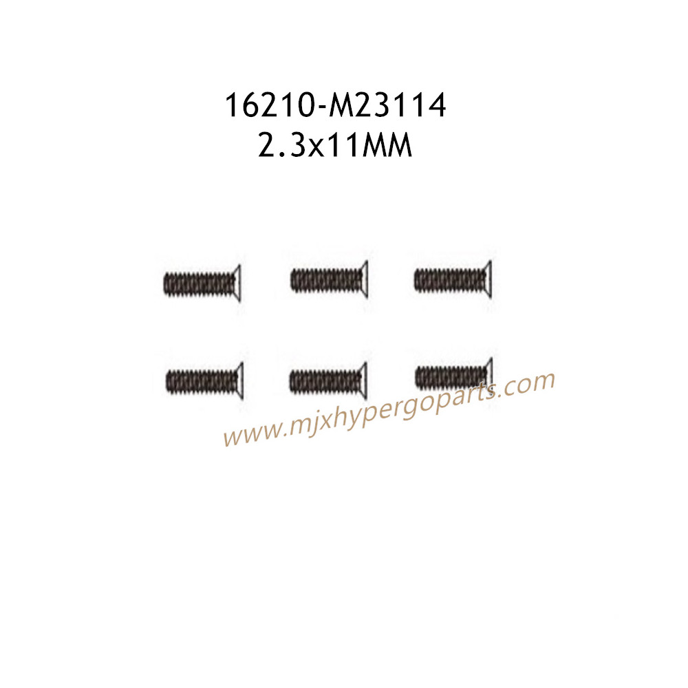 MJX Hyper Go 16210 Parts 2.3X11mm Screws M23114 MJX Hyper Go 16210 Parts 2.3X11mm Screws M23114