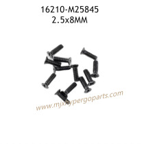 MJX Hyper Go 16210 Parts 2.5X8MM Flat Head Screw M25845