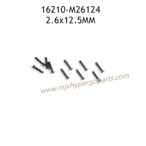 MJX Hyper Go 16210 Parts 2.6x12.5MM Countersunk Head Flat Head Screw M26124