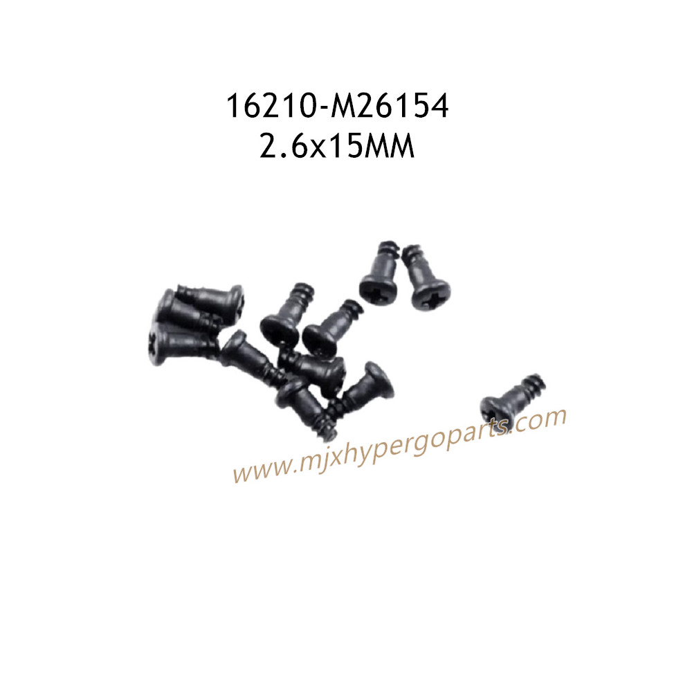 MJX Hyper Go 16210 Parts 2.6x15MM Countersunk Screw M26154 MJX Hyper Go 16210 Parts 2.6x15MM Countersunk Screw M26154