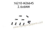 MJX Hyper Go 16210 Parts 2.6x6MM Countersunk Head Flat Head Screw M26645