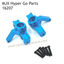 MJX Hyper Go 16207 RC Car Upgrade Parts Front Steering Cups  Blue