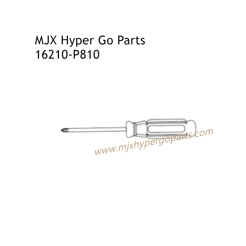 MJX Hyper Go 16210 Parts Screw Driver P810
