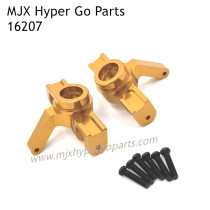 MJX Hyper Go 16207 RC Car Upgrade Parts Front Steering Cups  Gold