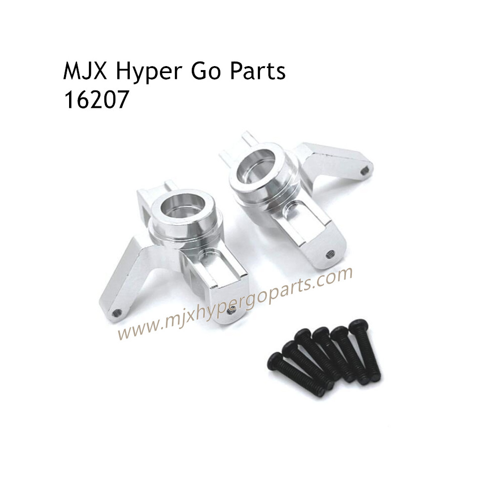 MJX Hyper Go 16207 RC Car Upgrade Parts Front Steering Cups Silver MJX Hyper Go 16207 RC Car Upgrade Parts Front Steering Cups Silver