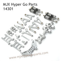 MJX Hyper Go 14301 RC Car Upgrade Parts Metal Part List Silver