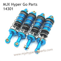 MJX Hyper Go 14301 RC Car Upgrade Parts Metal Oil Shock Blue