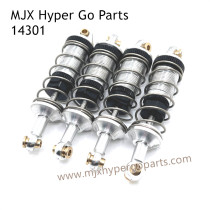 MJX Hyper Go 14301 RC Car Upgrade Parts Metal Oil Shock Silver