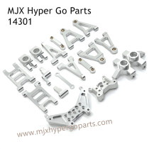 MJX Hyper Go 14301 RC Car Upgrade Parts Metal Kit Silver